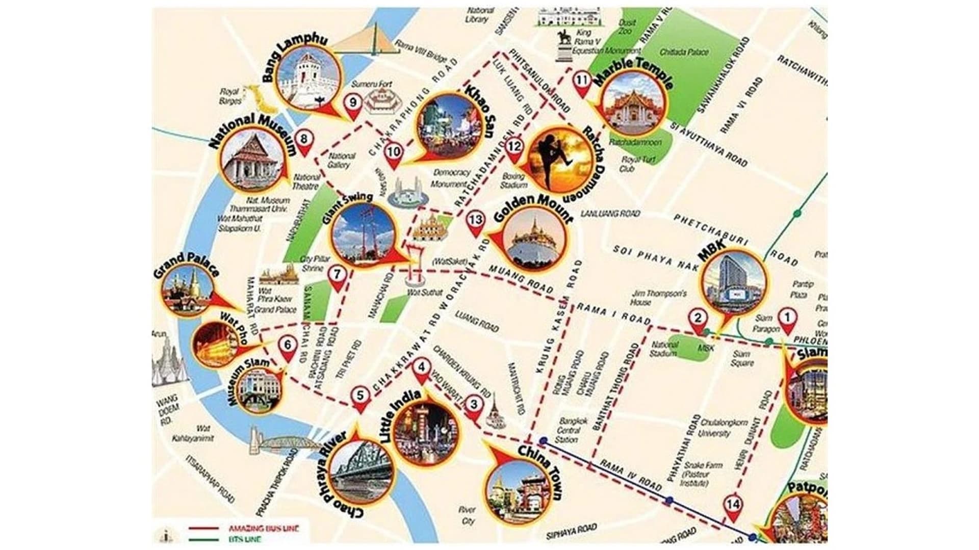 Bangkok City Map